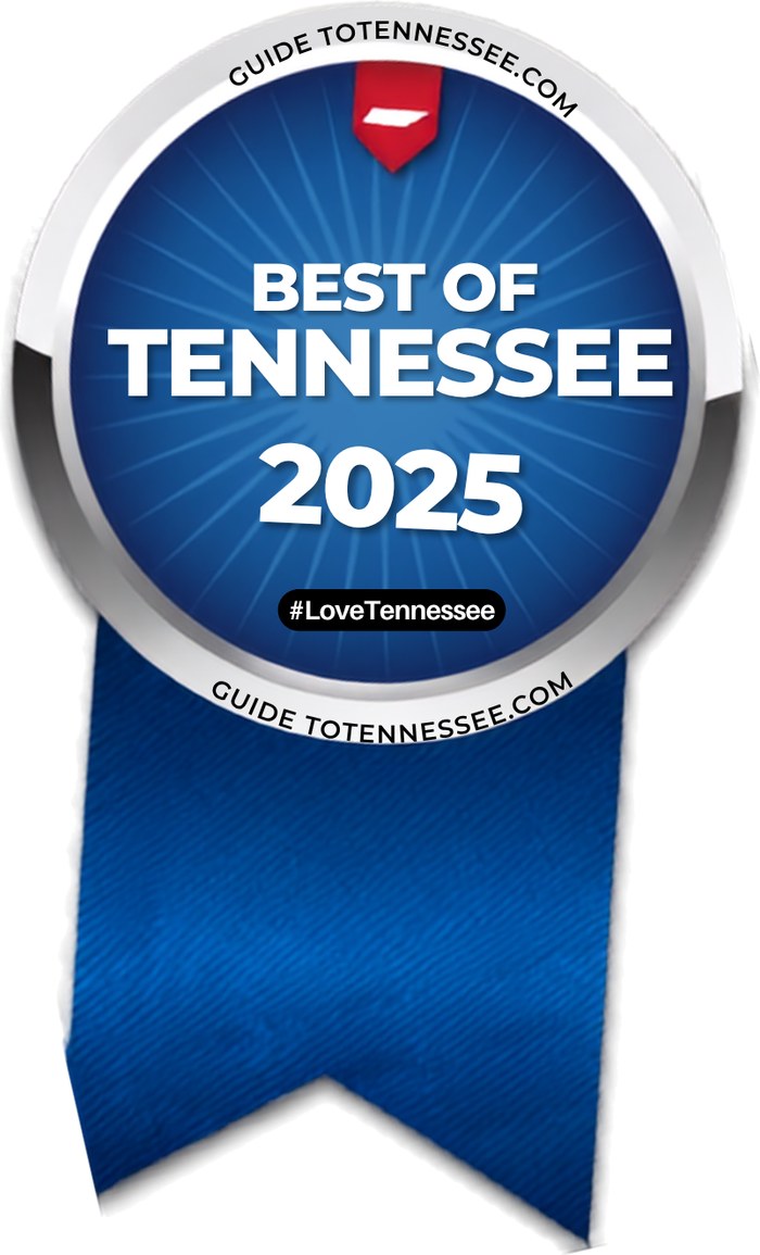 Best of Tennessee 2025 award winner, GuideToTennessee.com